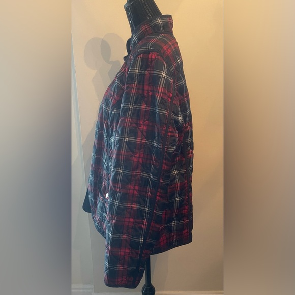 Northern Reflections Reversible Plaid/ Black Jacket Size XL - Picture 3 of 15